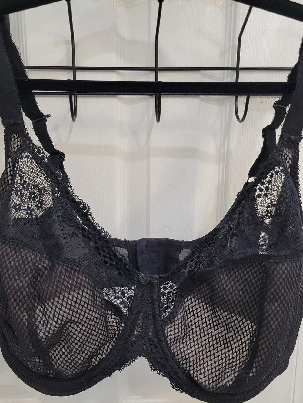 Elomi 42HH (UK Sizing) Black Charley Stretch Plunge Bra